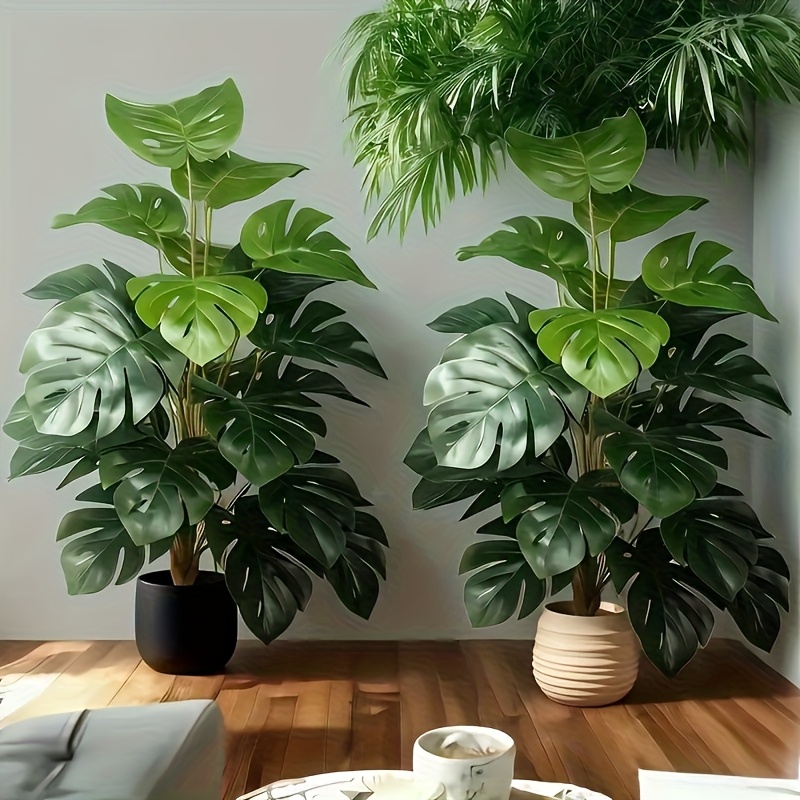 Dracaena Marginata - Yapay Monstera Palmiye Ağacı Gerçekçi Plastik