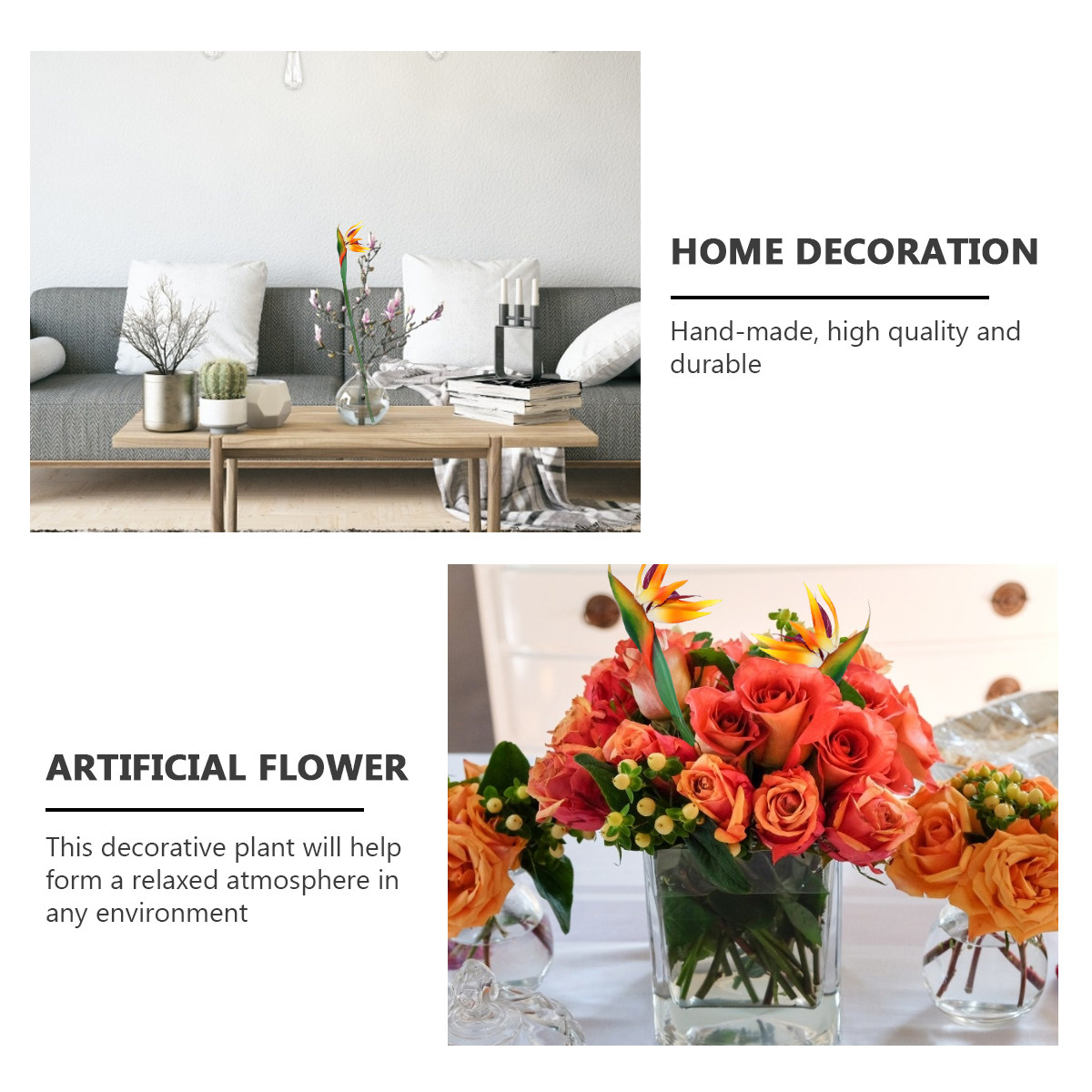 Yapay Cennet Kuşu Çiçeği, Gerç - Bird Paradise Strelitzia incelemesi ve fiyatı