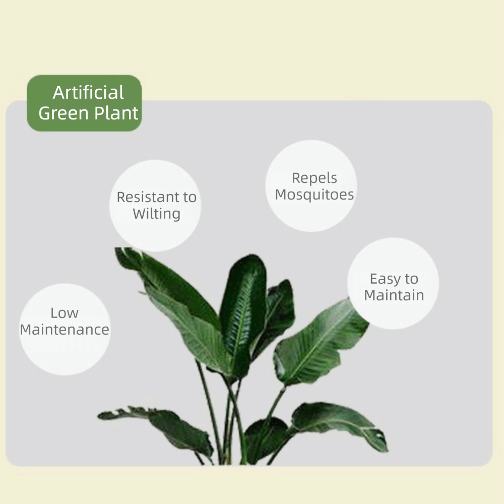 Yeşil Plastik Yapay Ficus Ağac - Monstera Adansonii incelemesi ve fiyatı