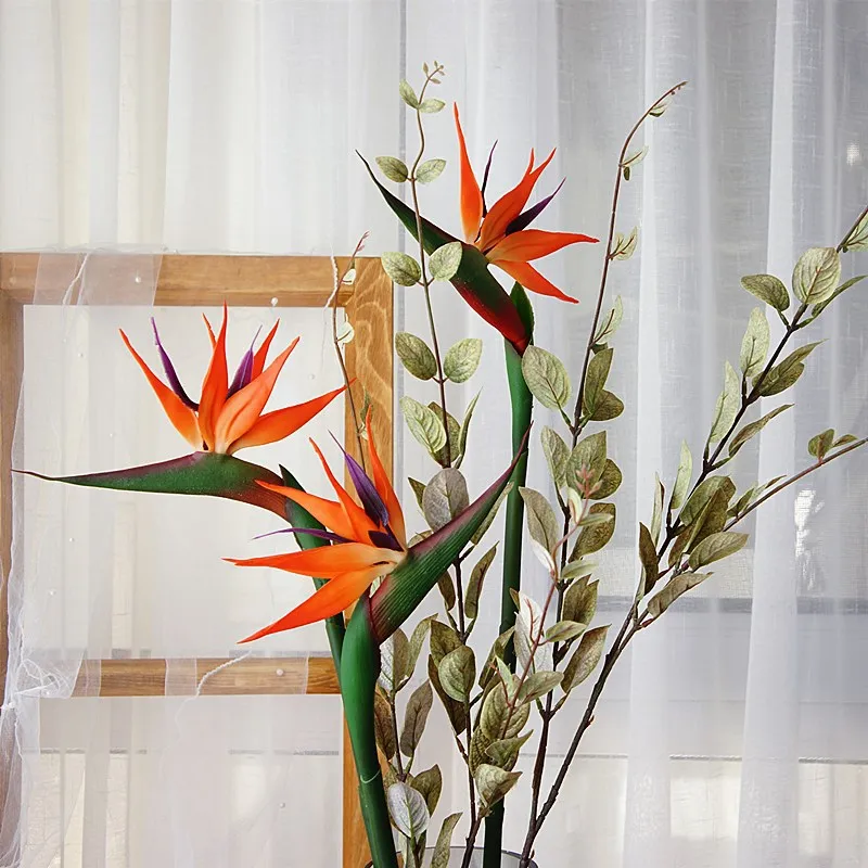 80CM yapay gerçek çiçek kuş ce - Bird Paradise Strelitzia incelemesi ve fiyatı
